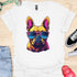 Retro Frenchie with Sunglasses - V2 - Retro Two T-Shirt